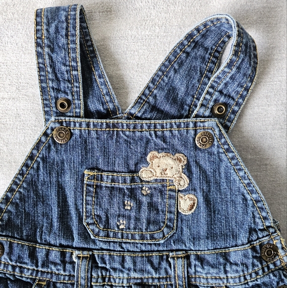 The Children's Place | 3-Piece Overalls, Shirt and Sweater Set - Picture 11 of 13